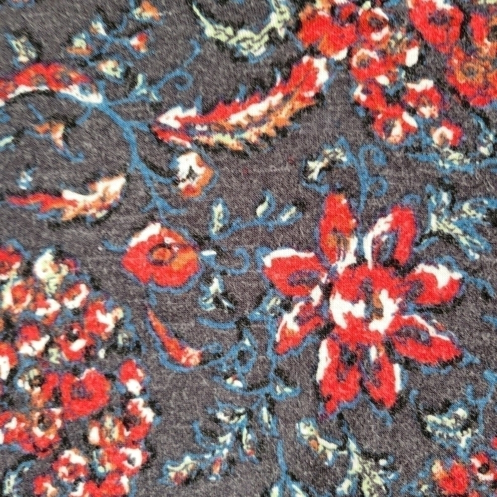 MAX Jeans Handkerchief Hem Floral Tank Size Large - Picture 3 of 7